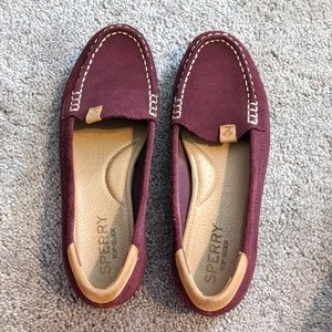 Sperry Top Sider maroon loafers